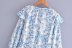 Women s V-neck Ruffled Dress nihaostyles wholesale clothing NSAM78509