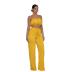 women s tube top and pants two-piece set nihaostyles wholesale clothing NSXPF78540