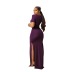 women s V-neck solid color dress nihaostyles wholesale clothing NSXPF78550
