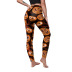 women s Halloween pumpkin bat print yoga tights nihaostyles wholesale halloween costumes NSNDB78612