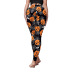 women s Halloween pumpkin spider web print tights nihaostyles wholesale halloween costumes NSNDB78618