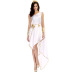 women s white flowy irregular cosplay costume set nihaostyles wholesale clothing NSPIS78649