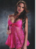 Large Size Full Lace Suspender Nightdress NSFQQ78687