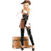 women s pirate leather warrior cosplay costume suit nihaostyles wholesale halloween costumes NSPIS78754