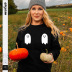 women s Halloween ghost heat transfer round neck long-sleeved sweatshirt nihaostyles wholesale halloween costumes NSMID78796
