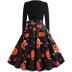 women s Halloween printing big swing dress nihaostyles wholesale halloween costumes NSSAP78820