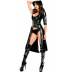 witch death god patent leather cosplay costume nihaostyles wholesale halloween costumes NSMRP78869