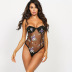 women s stitching embroidery sling one-piece lingerie nihaostyles clothing wholesale NSRBL78913
