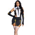 Open-Chested Wrapped Hip Nun Skirt NSPIS78955