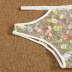 Three-Point Net Yarn Print White Underwear NSFQQ78976
