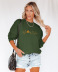 women s long-sleeved pumpkin ECG Halloween heat transfer round neck sweatshirt nihaostyles clothing wholesale NSMID79001