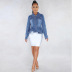 women s slim denim jacket nihaostyles clothing wholesale NSWL79021