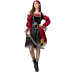 Halloween medieval Western pirate cosplay dress nihaostyles wholesale halloween costumes NSPIS79050