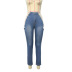 Low Waist Strappy Jeans NSWL79057