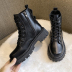 Square heel lace up boots nihaostyles clothing wholesale NSYUS79345