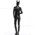 Halloween Female Batman Patent Leather Cat Girl Jumpsuit Cosplay Costume NSMRP79080
