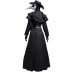Halloween Plague Doctor Crow Long Mouth Movie Costume Cosplay Costume NSMRP79092