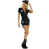 Disfraz de Halloween para mujer policía conjunto de disfraz de Cosplay NSMRP79093
