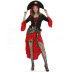 Halloween Caribbean Queen Pirate Captain Costume cosplay costume nihaostyles wholesale halloween costumes NSMRP79096
