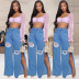 women s ripped slit jeans nihaostyles clothing wholesale NSWL79139