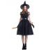 black gauze witch costume nihaostyles wholesale halloween costumes NSPIS79194