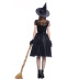 black gauze witch costume nihaostyles wholesale halloween costumes NSPIS79194