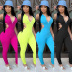 Solid Color Tight-Fitting Jumpsuit NSXYZ79208