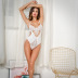 women s Lace hollow One-piece Lingerie nihaostyles clothing wholesale NSRBL79265