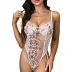 women s lace floral embroidery one-piece lingerie nihaostyles clothing wholesale NSRBL79271
