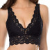 Solid Color Hollow Lace Bra NSFQQ79298