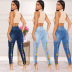 women s colorful bandage jeans nihaostyles clothing wholesale NSWL79302