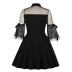 women s hollow mesh stitching dress nihaostyles clothing wholesale NSMXN79305