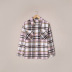 autumn and winter women s printed casual long-sleeved plaid shirt cardigan nihaostyles wholesale clothing  NSSI79381
