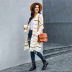 women s autumn stitching imitation cashmere long knitted cardigan jacket nihaostyles wholesale clothing NSSI79393