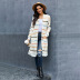 women s autumn stitching imitation cashmere long knitted cardigan jacket nihaostyles wholesale clothing NSSI79393