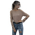 women s hollow long-sleeved bottoming slim-fit knitted sweater nihaostyles wholesale clothing NSDMB79423