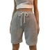 Pantalones cortos deportivos elásticos casuales de cintura alta para mujer nihaostyles ropa al por mayor NSDMB79435