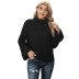 autumn and winter women s urtleneck solid color trumpet sleeve knitted sweater nihaostyles wholesale clothing NSSI79475