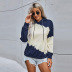 women s long-sleeved tie-dye hoodie nihaostyles clothing wholesale NSSI79517