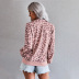 women s leopard print zipper long-sleeved sweatshirt nihaostyles clothing wholesale NSSI79521