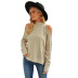 women s solid color high neck sweater nihaostyles clothing wholesale NSSI79527