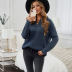 women s solid color zipper decoration sweater nihaostyles clothing wholesale NSSI79580