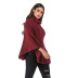 women s high neck bat sleeve casual pullover sweater nihaostyles wholesale clothing NSDMB79604