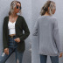 women s thin casual long-sleeved pocket knitted autumn sweater cardigan nihaostyles wholesale clothing   NSDMB79605