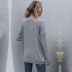 women s thin casual long-sleeved pocket knitted autumn sweater cardigan nihaostyles wholesale clothing   NSDMB79605