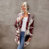 Printed Button Cashmere Knitted Long Cardigan NSSI79634