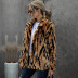 autumn and winter women s animal print double-breasted thickened warm plush jacket nihaostyles wholesale clothing  NSSI79635