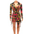 women s digital print pleated dress nihaostyles clothing wholesale NSOSD79642