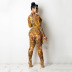women s snake print two-piece suit nihaostyles clothing wholesale NSOSD79643