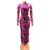 women s long-sleeved printed dress nihaostyles clothing wholesale NSOSD79647